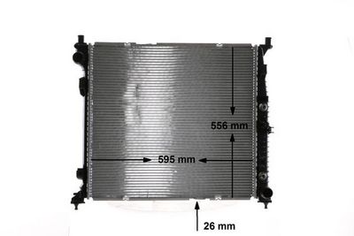 Radiator, engine cooling MAHLE CR 1906 000S