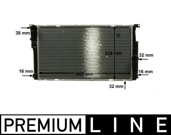 MAHLE CR 1909 000P Radiator, engine cooling