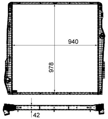 MAHLE CR 2093 000P Radiator, engine cooling