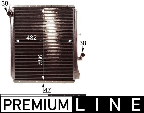 MAHLE CR 215 000P Radiator, engine cooling