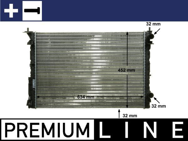 MAHLE CR 311 000P Radiator, engine cooling