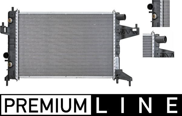 MAHLE CR 390 000P Radiator, engine cooling