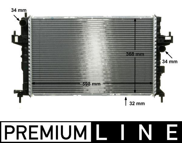 MAHLE CR 391 000P Radiator, engine cooling