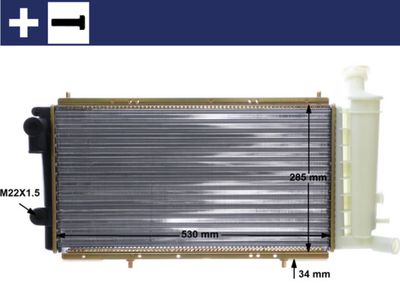 Radiator, engine cooling MAHLE CR 427 000S