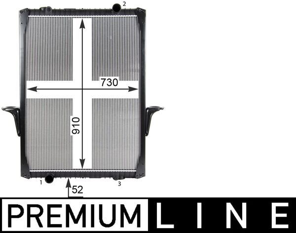 MAHLE CR 755 000P Radiator, engine cooling