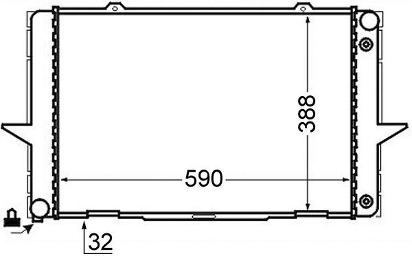 MAHLE CR 762 000S Radiator, engine cooling