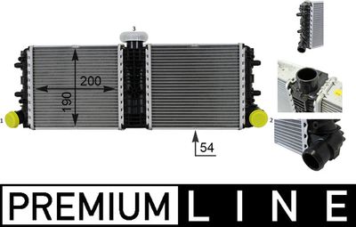 Radiator, engine cooling MAHLE CR 77 000P