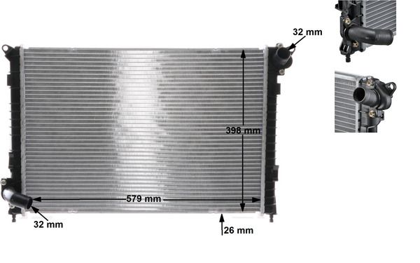 MAHLE CR 985 000S Radiator, engine cooling