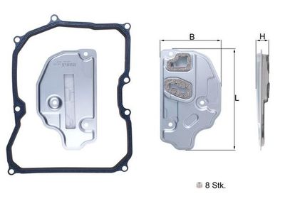 Hydraulic Filter, automatic transmission MAHLE HX 150KIT