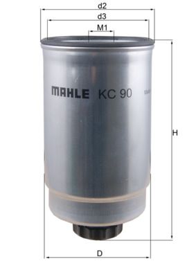 Fuel Filter MAHLE KC 90