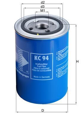 MAHLE KC 94 Fuel Filter