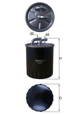 Fuel Filter MAHLE KL 313