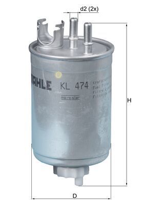 Fuel Filter MAHLE KL 474