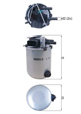 Fuel Filter MAHLE KL 909