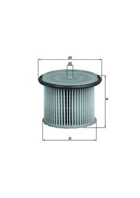 MAHLE KX 63/1 Fuel Filter