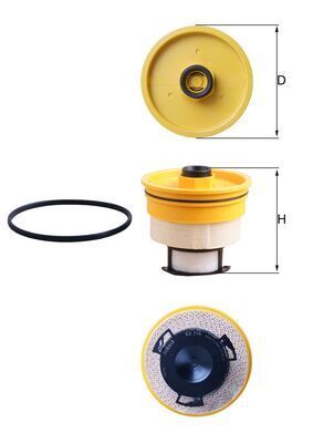 Fuel Filter MAHLE KX 716D
