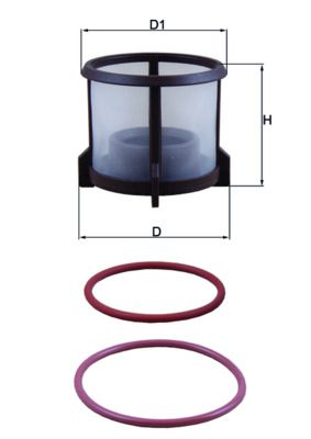 MAHLE KX 72D2 Fuel Filter