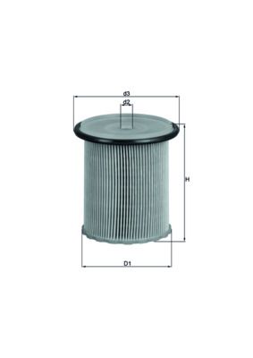 Fuel Filter MAHLE KX 74