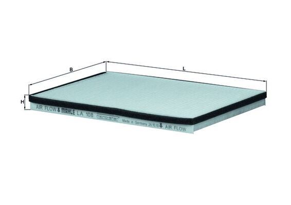 MAHLE LA 108 Filter, cabin air