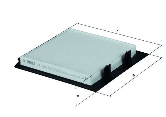 MAHLE LA 288 Filter, cabin air