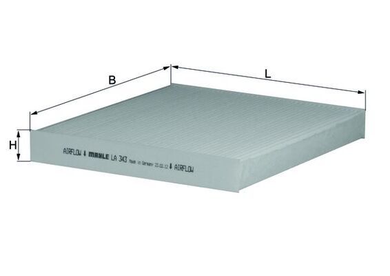 MAHLE LA 343 Filter, cabin air