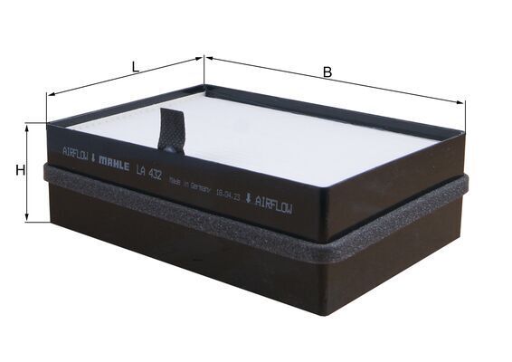 MAHLE LA 432 Filter, cabin air