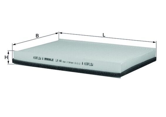 MAHLE LA 44 Filter, cabin air