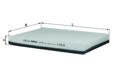 Filter, cabin air MAHLE LA 44