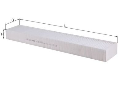 Filter, cabin air MAHLE LA 582
