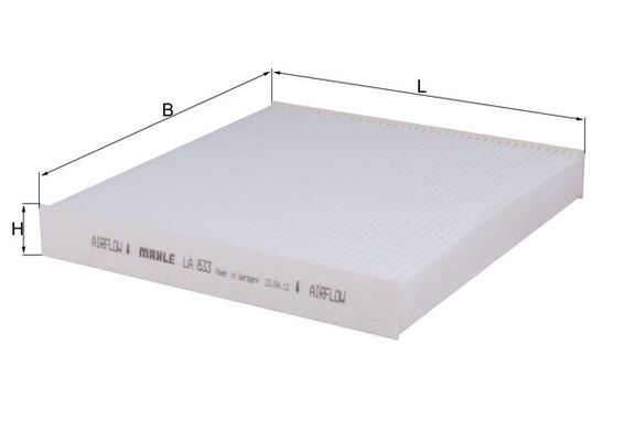 MAHLE LA 833 Filter, cabin air