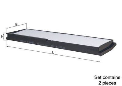 Filter, cabin air MAHLE LA 862/S