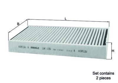 Filter, cabin air MAHLE LAK 1156/S