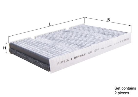 MAHLE LAK 1377/S Filter, cabin air
