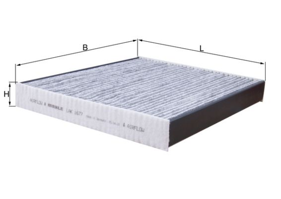 MAHLE LAK 1677 Filter, cabin air