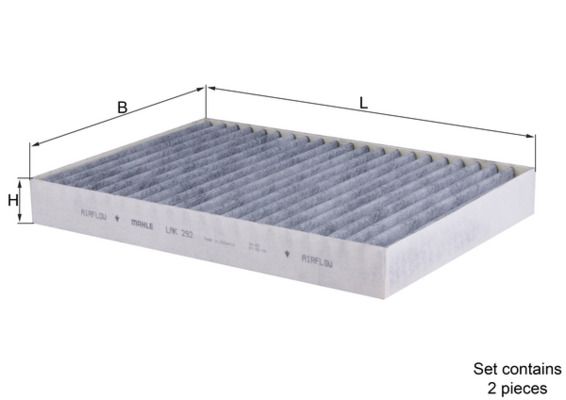 MAHLE LAK 292/S Filter, cabin air