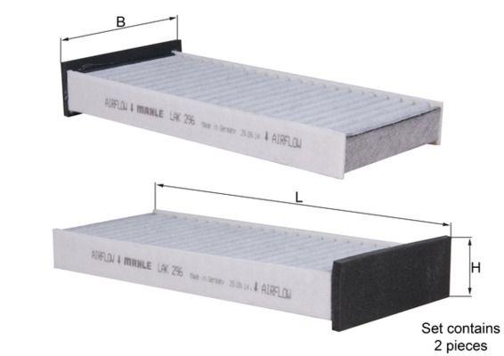 MAHLE LAK 296/S Filter, cabin air