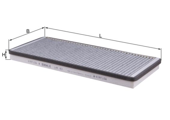 MAHLE LAK 83 Filter, cabin air