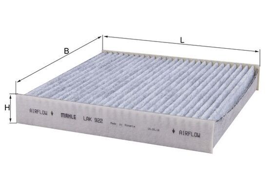 MAHLE LAK 922 Filter, cabin air