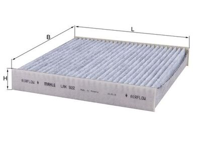 Filter, cabin air MAHLE LAK 922