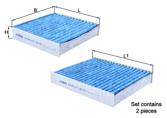 MAHLE LAO 191/S Filter, cabin air