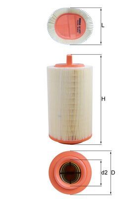 Air Filter MAHLE LX 1277