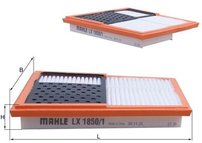 Air Filter MAHLE LX 1850/1