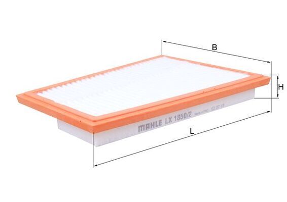 MAHLE LX 1850/2 Air Filter