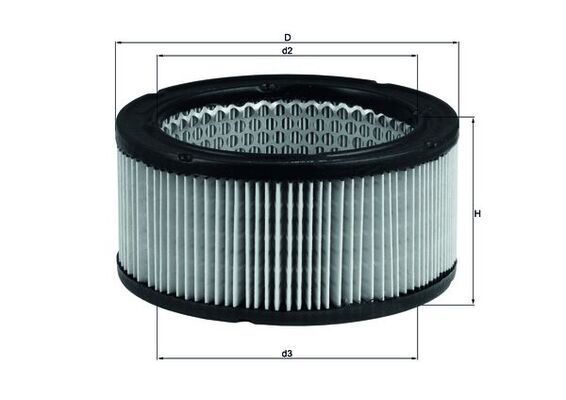 MAHLE LX 213 Air Filter