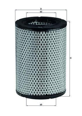 MAHLE LX 228 Air Filter
