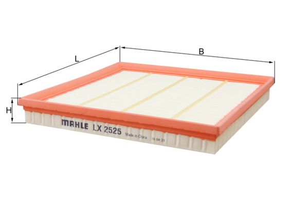 MAHLE LX 2525 Air Filter