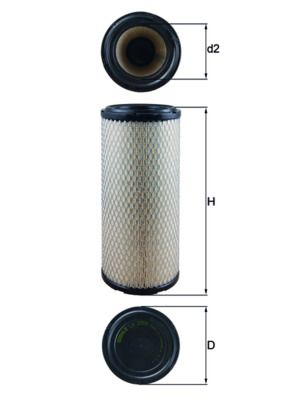 Air Filter MAHLE LX 2959
