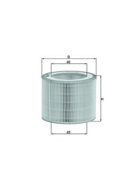 MAHLE LX 3009 Air Filter