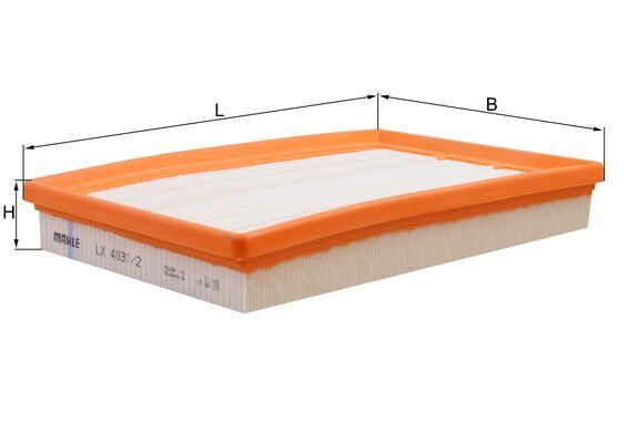 MAHLE LX 4031/2 Air Filter
