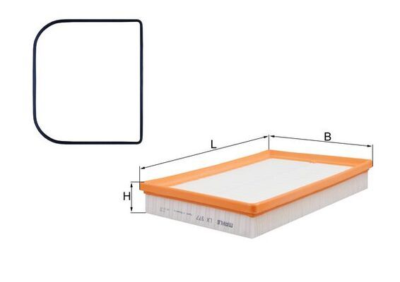 MAHLE LX 977D Air Filter